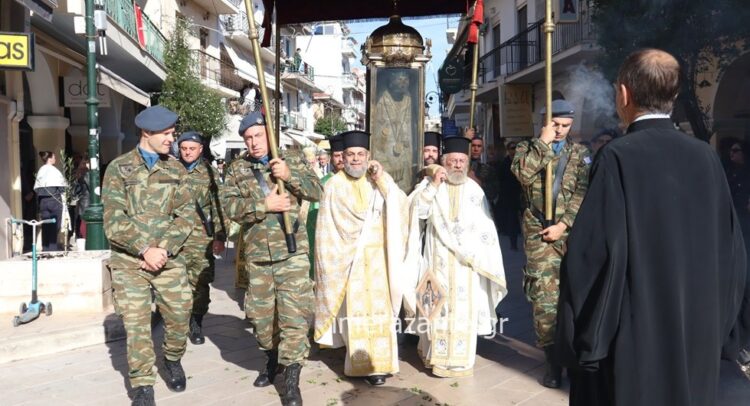 Τελέστηκε η λιτάνευση του Σεπτού Σκηνώματος του Αγίου Διονυσίου.