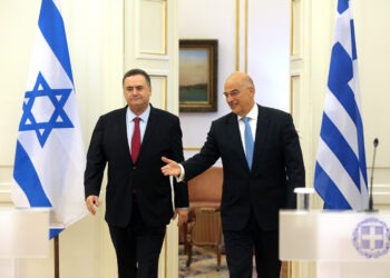 Ο ΥΕΘΑ Νίκος Δένδιας,  με τον Υπουργό Άμυνας του Ισραήλ, Israel Katz…Στο Πεντάγωνο