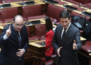 Βουλή: Σφοδρή σύγκρουση Λαζαρίδη–Χρηστίδη για τα Ίμια και το «γκριζάρισμα» του Αιγαίου
