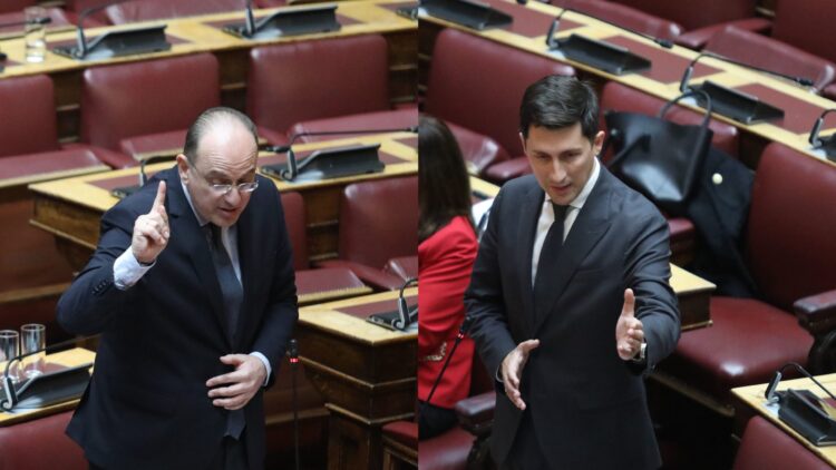 Βουλή: Σφοδρή σύγκρουση Λαζαρίδη–Χρηστίδη για τα Ίμια και το «γκριζάρισμα» του Αιγαίου