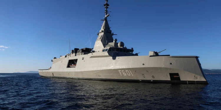 Η Ελλάδα υποδέχθηκε τη φρεγάτα «Κίμων» – Ιστορική στιγμή για το Πολεμικό Ναυτικό