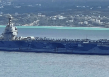 The USS Gerald R. Ford has arrived in Souda Bay…Μια Στρατηγική Παύση Πριν Κινηθεί Ανατολικά