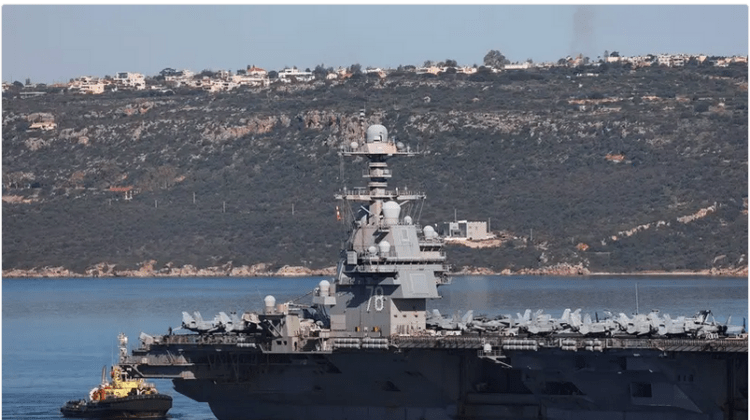 Απέπλευσε από τη Σούδα το αεροπλανοφόρο USS G. Ford…Προς το Ισραήλ (χάρτης)