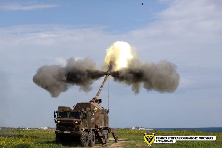 Εθνική Φρουρά: Επιχειρησιακές Βολές Πυροβολικού στο Κίτιο με θαλάσσιους στόχους