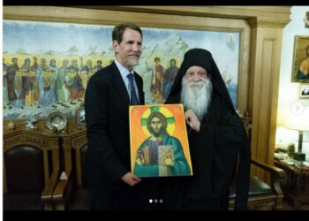 Στη Μονή Ξενοφώντος του  Αγίου Όρους ο Παύλος