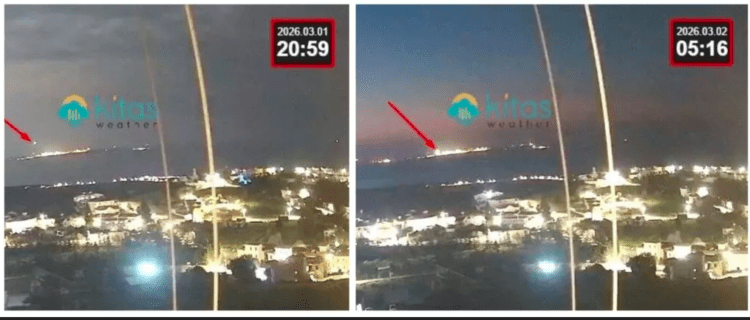 Καρέ -Καρέ η επίθεση των 7 droneς πάνω απο τη Βάση του Ακρωτηρίου