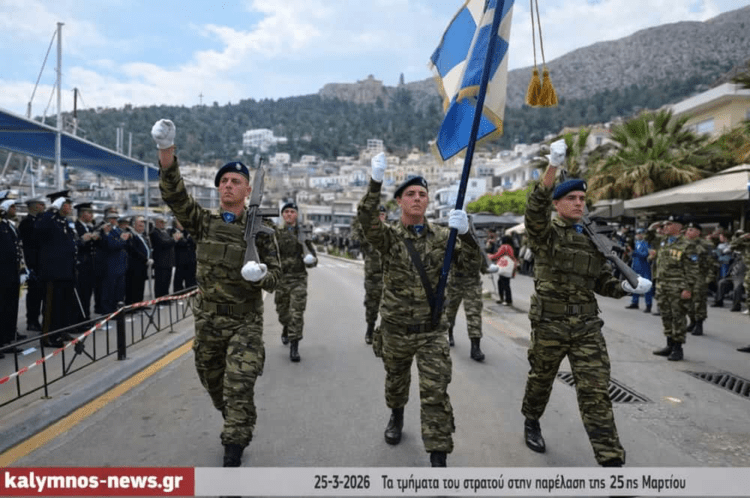 Κορυφαία στιγμή της παρέλασης αποτέλεσε η επιβλητική διέλευση των στρατιωτικών τμημάτων του 5/42 Συντάγματος Ευζώνων (video)