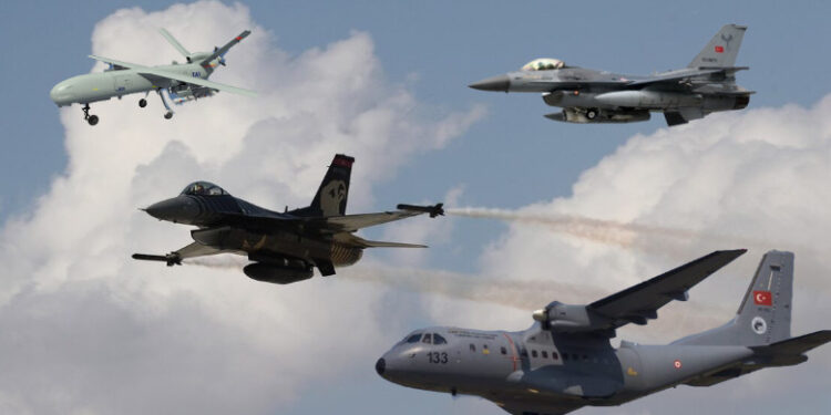 Σμήνος απο  Tούρκικα  F-16, 2 CN-235b & 2 UAV σε ολόκληρο το Αιγαίο…Άμεση ήταν η  απογείωση των  Ελληνικών Μαχητικών