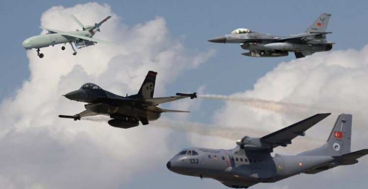 Σμήνος απο Tούρκικα F-16, 2 CN-235b & 2 UAV σε ολόκληρο το Αιγαίο…Άμεση ήταν η απογείωση των Ελληνικών Μαχητικών