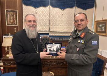 Στον Μητροπολίτη Τρίκκης ο νέος Διοικητής της ΣΜΥ…Ταξίαρχος Κωνσταντίνος Κωτάκος