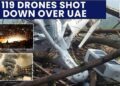 Πλάνα από κατάρριψη ιρανικών drones…Από την αεράμυνα των UAE