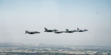 «Ηνίοχος 2026»: Μαχητικά στον ουρανό της Θεσσαλονίκης