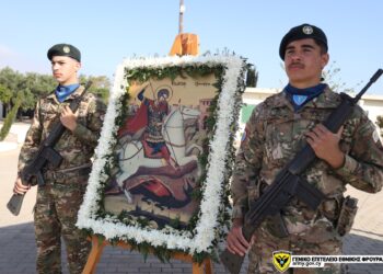 Εντυπωσιακός ο Εορτασμός του Μεγαλομάρτυρα Αγίου Γεωργίου στην Έ.Φ της  Κύπρου (video)