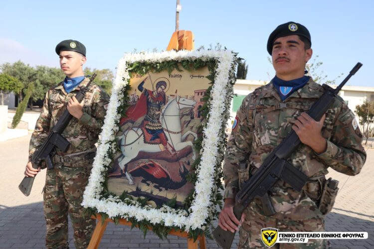 Εντυπωσιακός ο Εορτασμός του Μεγαλομάρτυρα Αγίου Γεωργίου στην Έ.Φ της  Κύπρου (video)