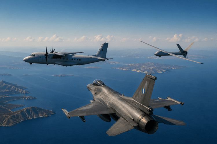 Aναχαίτιση τουρκικών αεροσκαφών στο Αιγαίο – Νέες παραβιάσεις από ATR-72 και UAV