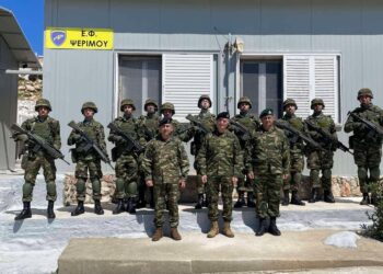 O Α/ΓΕΣ στην Περιοχή Ευθύνης (ΠΕ) της 80 Ανώτερης Διοίκησης Ταγμάτων Εθνοφυλακής (80 ΑΔΤΕ) «ΚΩΣ».