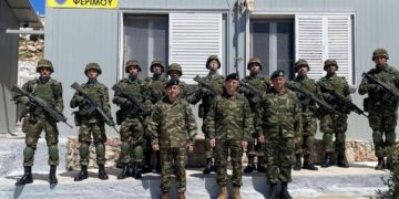 O Α/ΓΕΣ στην Περιοχή Ευθύνης (ΠΕ) της 80 Ανώτερης Διοίκησης Ταγμάτων Εθνοφυλακής (80 ΑΔΤΕ) «ΚΩΣ».