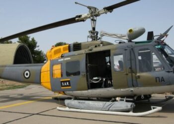 Eλικόπτερο ΑΒ-205 της 358 Μοίρας Έρευνας Διάσωσης…εκτέλεσε αναγκαστική προσγείωση λόγω μηχανικής βλάβης