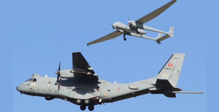 Τα τουρκικά αεροσκάφη ( 1 CN-235 και 1 μη επανδρωμένο) προέβησαν   σε 7 παραβάσεις στο Αιγαίο