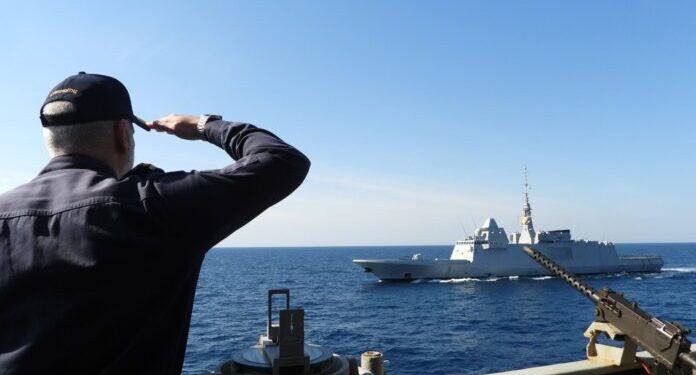 Συνεκπαίδευση γαλλικής FREMM με ελληνική φρεγάτα και υποβρύχιο