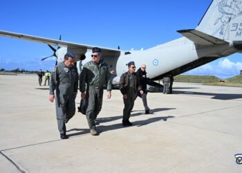 Επίσκεψη Αστραπή του Αρχηγού ΓΕΑ στην 55ΣΜ στην Κύπρο