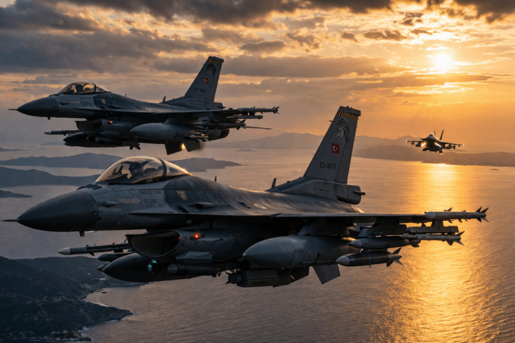 Οπλισμένα Τουρκικά F-16 στο Νοτιοανατολικό Αιγαίο – 8 παραβάσεις