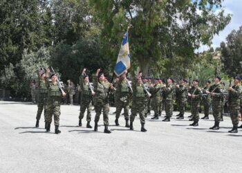 Τελετή παράδοσης – παραλαβής καθηκόντων του Διοικητή της Ελληνικής Δύναμης Κύπρου (ΕΛΔΥΚ),