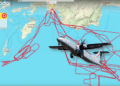 Τουρκικό  Αεροσκάφος ATR-72 γυρόφερνε  στο Ν.Α …Με στόχο να παγιοποιήσει την αμφισβήτηση της Περιοχής (Χάρτης)
