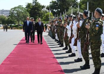 Δένδιας – Νούφι: Στο επίκεντρο η ενίσχυση της αμυντικής συνεργασίας Ελλάδας – Αλβανίας και η Κυβερνοασφάλεια