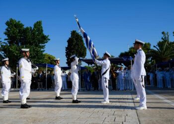 Tελετή ορκωμοσίας των νέων Σημαιοφόρων ΠΝ-ΕΛ.ΑΚΤ στη ΣΝΔ