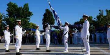 Tελετή ορκωμοσίας των νέων Σημαιοφόρων ΠΝ-ΕΛ.ΑΚΤ στη ΣΝΔ