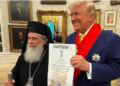 Με τον πρόεδρο των ΗΠΑ Ντόναλντ Τραμπ συναντήθηκε ο Πατριάρχης Ιεροσολύμων Θεόφιλος Γ΄
