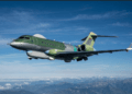Τουρκικό  Bombardier Global 6000 HAVA SOJ  πέταξε βόρεια των ακτών και πραγματοποίησε μια σειρά ελιγμών πάνω από διεθνή ύδατα