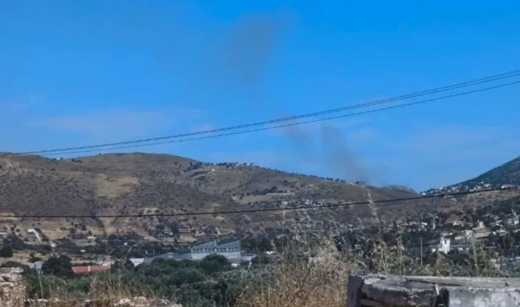 Κερατέα Λαυρεωτικής: Μεγάλη κινητοποίηση για φωτιά κοντά στην παλιά αεροπορική βάση