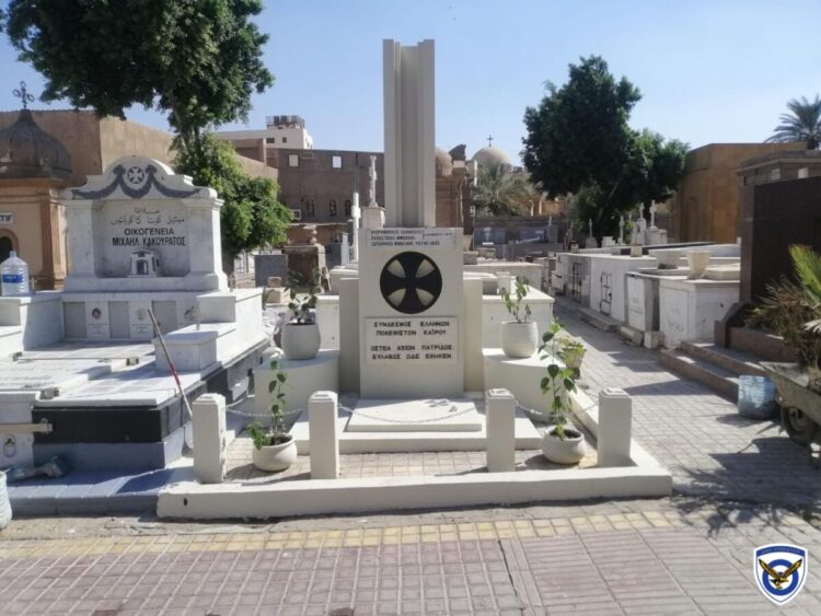 ολοκληρώθηκαν οι εργασίες αποκατάστασης και ανακαίνισης του Μνημείου των Ελλήνων Πολεμιστών Καΐρου,