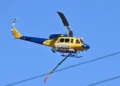Πτώση πυροσβεστικού ελικοπτέρου στη λίμνη Αώου – Σώο το πλήρωμα