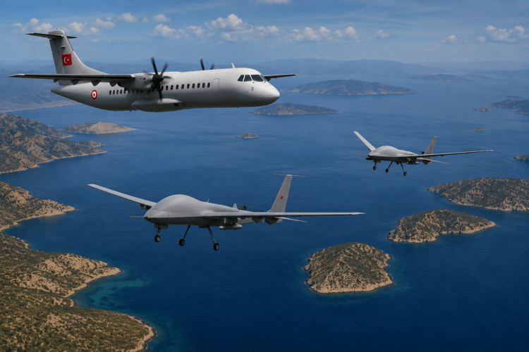 Νέες τουρκικές παραβιάσεις στο Αιγαίο: ATR-72 και UAV προχώρησαν σε 7 παραβιάσεις του Εθνικού Εναέριου Χώρου
