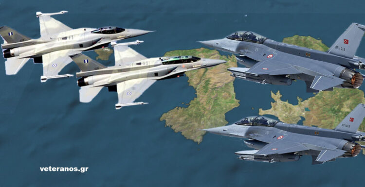 Παγίδα του Α/ΤΑ στα Οπλισμένα Τούρκικα F-16 στη ν.Χίο…Mε διπλή εμπλοκή!