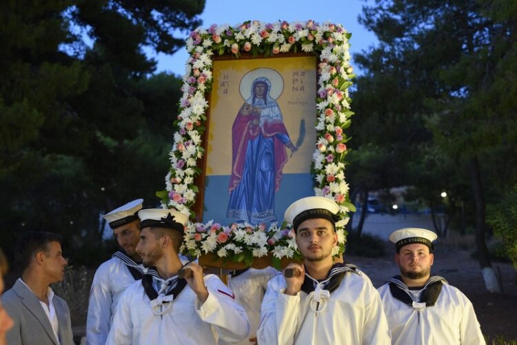 Στη Ναυτική Βάση Νοτίου Ευβοϊκού ο Θανάσης Δαβάκης για τον εορτασμό της Αγίας Μαρίνας