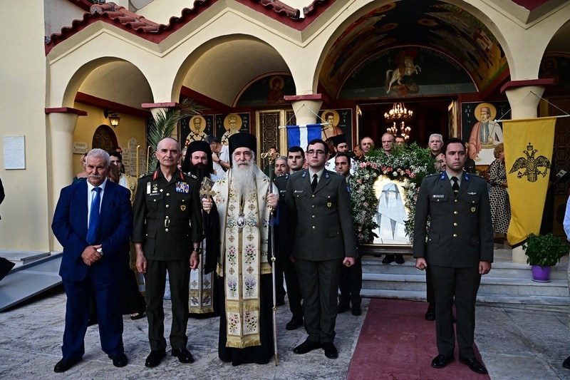 Άγιος Παΐσιος: Με λαμπρότητα ο εορτασμός του Προστάτη του Όπλου των Διαβιβάσεων 7 EGA 0897
