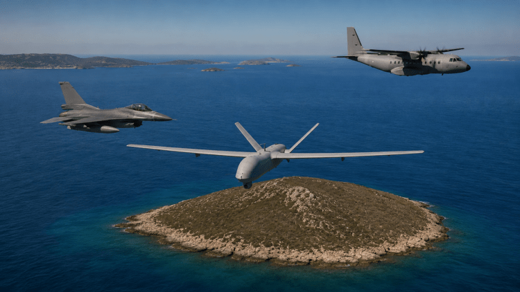 Τουρκικό UAV πέταξε πάνω από το Φαρμακονήσι – Οκτώ παραβιάσεις και έξι παραβάσεις στο Αιγαίο 1 Τουρκικό UAV πέταξε πάνω από το Φαρμακονήσι – Οκτώ παραβιάσεις και έξι παραβάσεις στο Αιγαίο