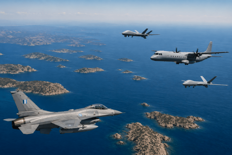 Τέσσερις παραβάσεις και έξι παραβιάσεις στο Αιγαίο από τουρκικά αεροσκάφη 1 Τέσσερις παραβάσεις και έξι παραβιάσεις στο Αιγαίο από τουρκικά αεροσκάφη