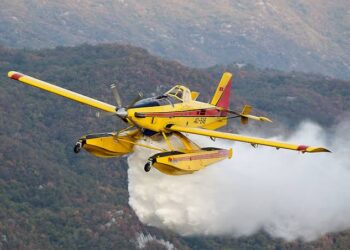 Αναγκαστική προσθαλάσσωση για πυροσβεστικό αεροσκάφος τύπου AIR TRACTOR 6 Αναγκαστική προσθαλάσσωση για πυροσβεστικό αεροσκάφος τύπου AIR TRACTOR