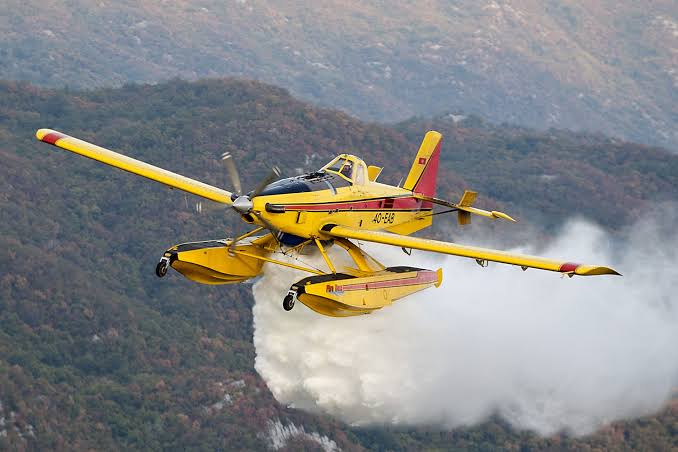 Αναγκαστική προσθαλάσσωση για πυροσβεστικό αεροσκάφος τύπου AIR TRACTOR 1 Αναγκαστική προσθαλάσσωση για πυροσβεστικό αεροσκάφος τύπου AIR TRACTOR