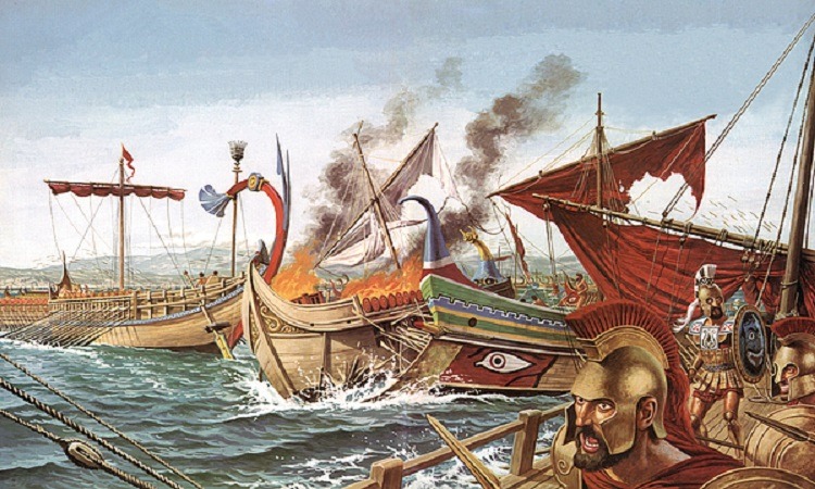 Η Ναυμαχία της Σαλαμίνας, διαδραματίστηκε στις 28/29 Σεπτεμβρίου του 480 π.Χ. 1 Η Ναυμαχία της Σαλαμίνας, διαδραματίστηκε στις 28/29 Σεπτεμβρίου του 480 π.Χ.