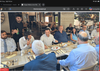Γεύμα στο βόλο για τον Άδωνι από από τον Μπέο ..