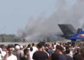 Athens Flying Week: Έπεσε Phanton κατά τη διάρκεια επίδειξης