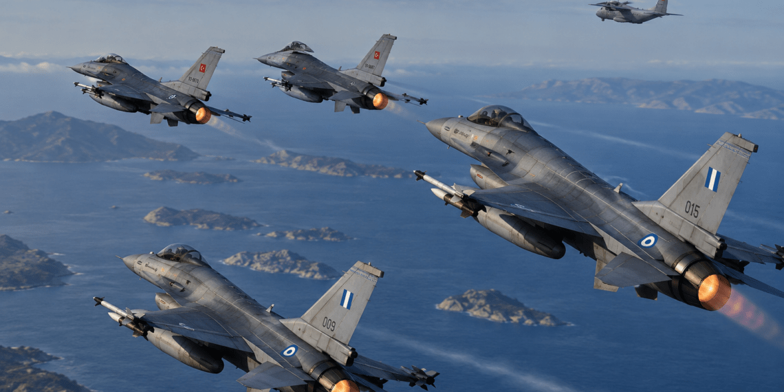 Οπλισμένα τουρκικά F-16 και εμπλοκή στο Αιγαίο – Πρόκληση εν μέσω πένθους για το Phantom