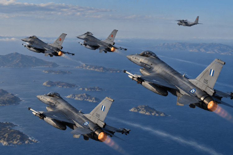 Οπλισμένα τουρκικά F-16 και εμπλοκή στο Αιγαίο – Πρόκληση εν μέσω πένθους για το Phantom