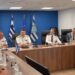 Eπίσκεψη  αντιπροσωπείας από το Ηνωμένο Βασίλειο,  στο Αρχηγείο του (Λ.Σ.-ΕΛ.ΑΚΤ.)